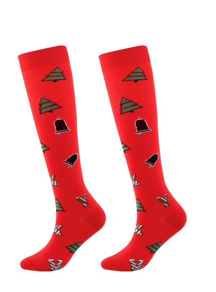 Red Christmas Socks